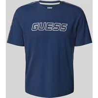 Guess Activewear T-Shirt mit Label-Detail in Dunkelblau, Größe XL von Guess Activewear