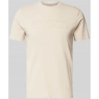 Guess Activewear T-Shirt mit Label-Print Modell 'ALPHY' in Beige, Größe XXL von Guess Activewear