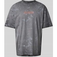 Guess Activewear T-Shirt mit Label-Print Modell 'MUSCARI' in Black, Größe XXL von Guess Activewear