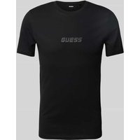 Guess Activewear T-Shirt mit Label-Print in BLACK, Größe XXL von Guess Activewear