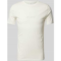Guess Activewear T-Shirt mit Label-Print in Offwhite, Größe XXL von Guess Activewear