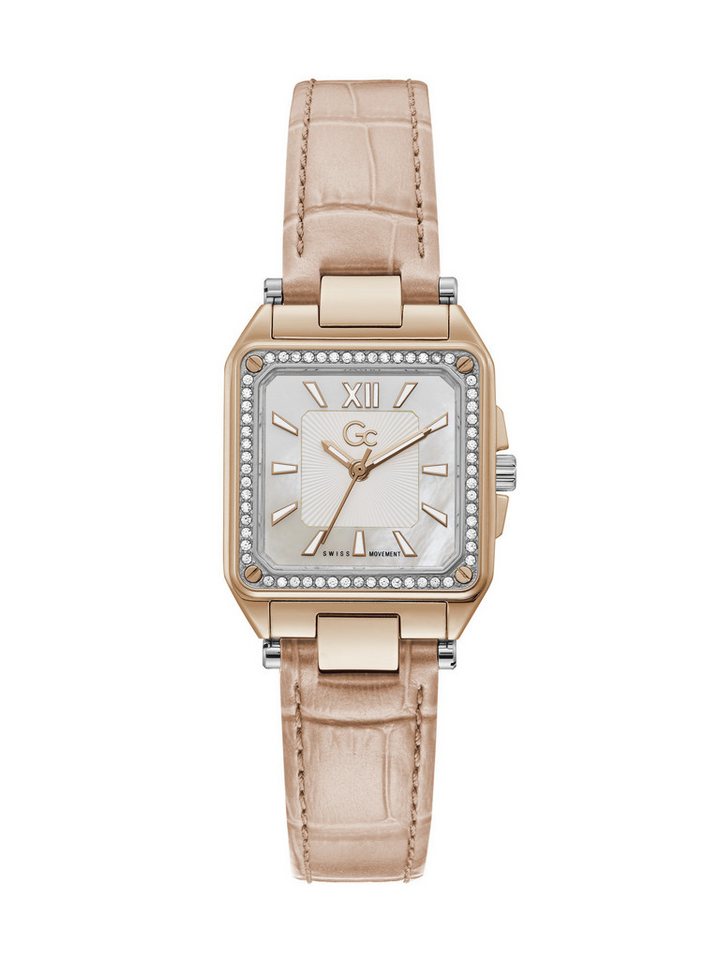 Guess Collection Quarzuhr Gc Couture Square, (1-tlg), Quarz-Analoguhr von Guess Collection