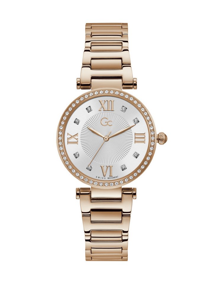 Guess Collection Quarzuhr Gc LadyCrystal, (1-tlg), Quarz-Analoguhr von Guess Collection