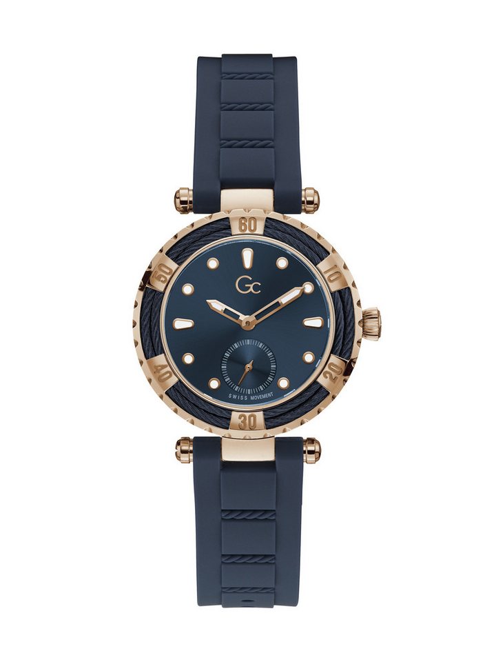 Guess Collection Quarzuhr Gc LadyDiver Silicone, (1-tlg), Quartz MiniSweep von Guess Collection