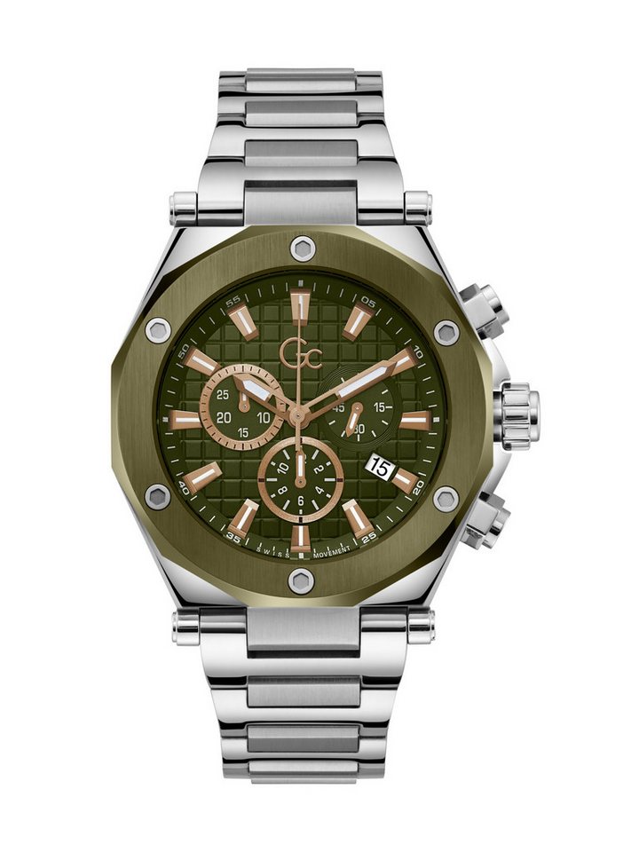 Guess Collection Quarzuhr Gc Legacy, (1-tlg), Quarz-Chronographenuhr von Guess Collection
