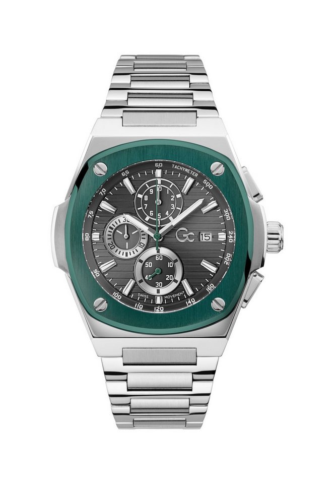 Guess Collection Quarzuhr Gc Coussin Shape, (1-tlg), Chronographenuhr von Guess Collection