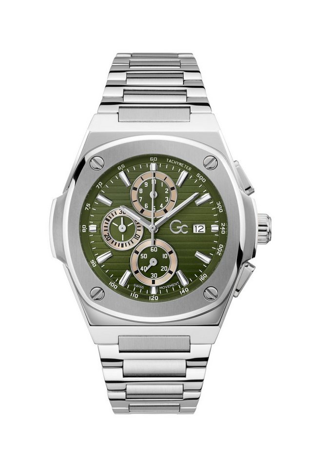 Guess Collection Quarzuhr Gc Coussin Shape, (1-tlg), Quartz Chronograph von Guess Collection