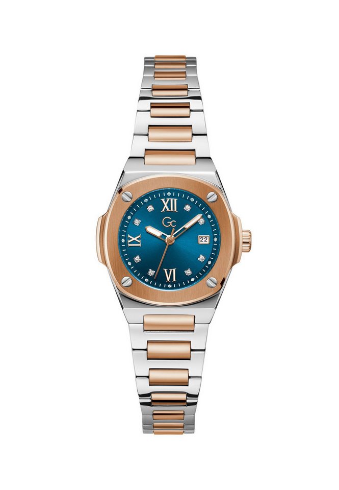 Guess Collection Quarzuhr Gc Coussin Shape Mini, (1-tlg), Quartz Analog von Guess Collection