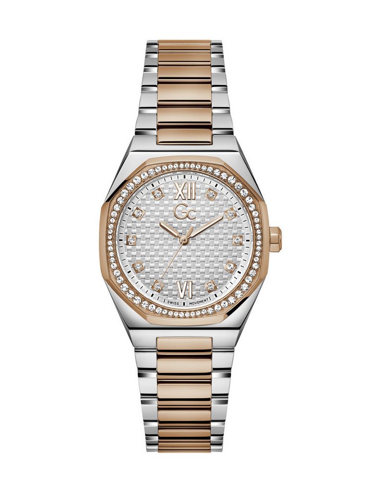 Guess Collection Quarzuhr Gc Coussin Sleek Lady, (1-tlg), Analoge Uhr von Guess Collection