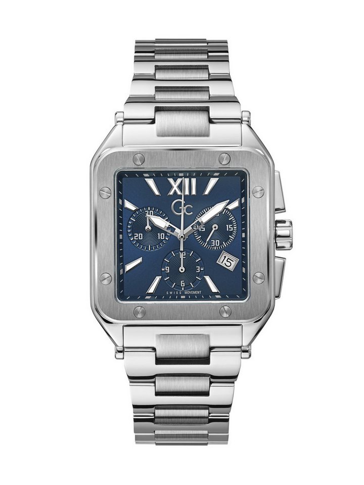 Guess Collection Quarzuhr Gc Couture Square, (1-tlg), Quarz-Chronographenuhr von Guess Collection