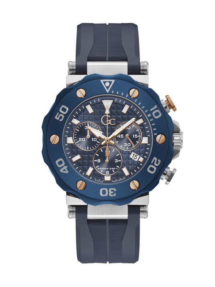 Guess Collection Quarzuhr Gc DiverCode Chrono, (1-tlg), Quarz-Chronographenuhr von Guess Collection