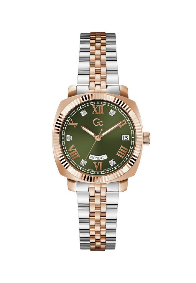 Guess Collection Quarzuhr Gc Flair Coussin Lady, (1-tlg), Quartz Analog von Guess Collection