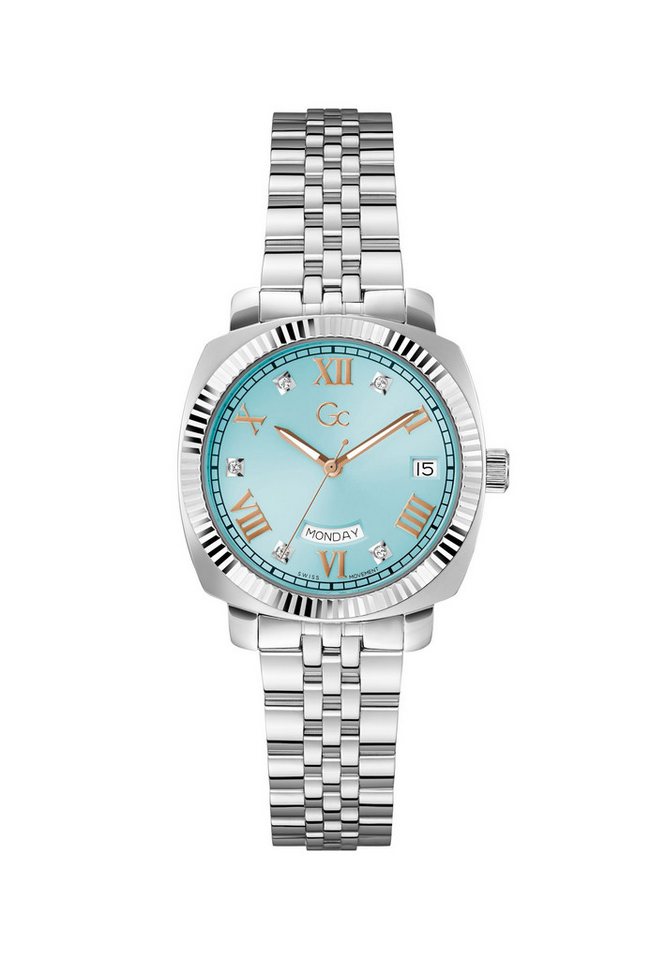 Guess Collection Quarzuhr Gc Flair Coussin Lady, (1-tlg), Quarz-Analoguhr von Guess Collection