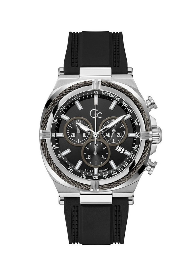 Guess Collection Quarzuhr Gc IronClass, (1-tlg), Quartz Chronograph von Guess Collection