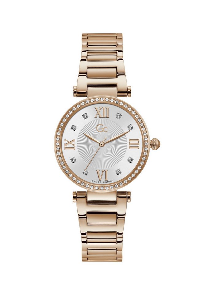 Guess Collection Quarzuhr Gc LadyCrystal, (1-tlg), Quarz-Analoguhr von Guess Collection