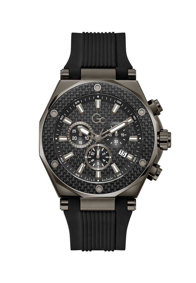 Guess Collection Quarzuhr Gc Legacy, (1-tlg), Quartz Chronograph von Guess Collection