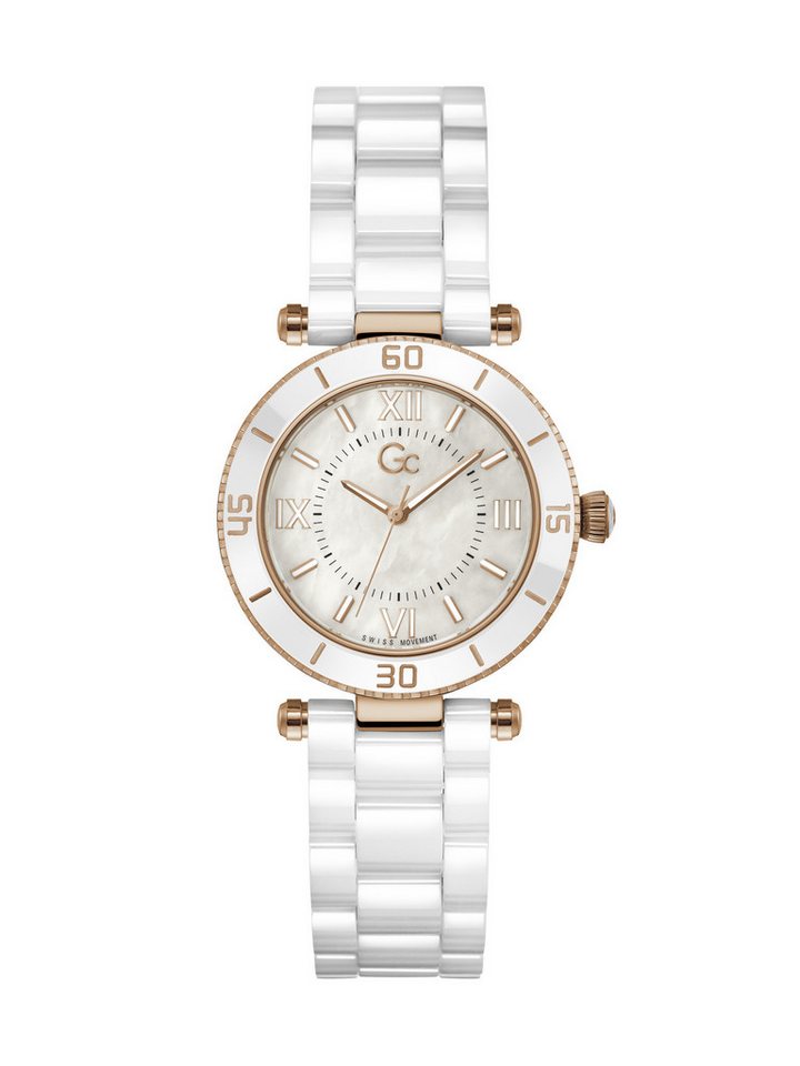 Guess Collection Quarzuhr Gc Muse Ceramic, (1-tlg), Quarz-Analoguhr von Guess Collection