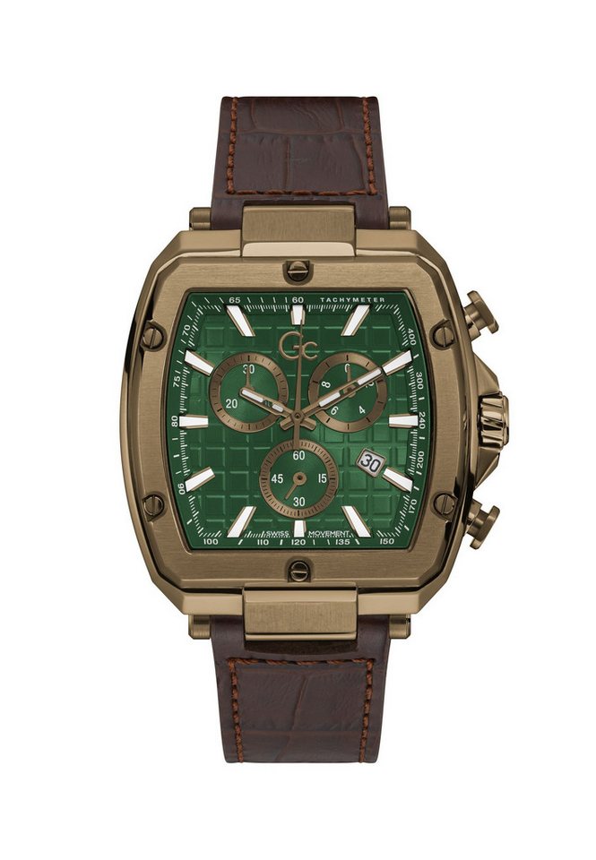 Guess Collection Quarzuhr Gc Spirit Tonneau, (1-tlg), Analoge Uhr von Guess Collection