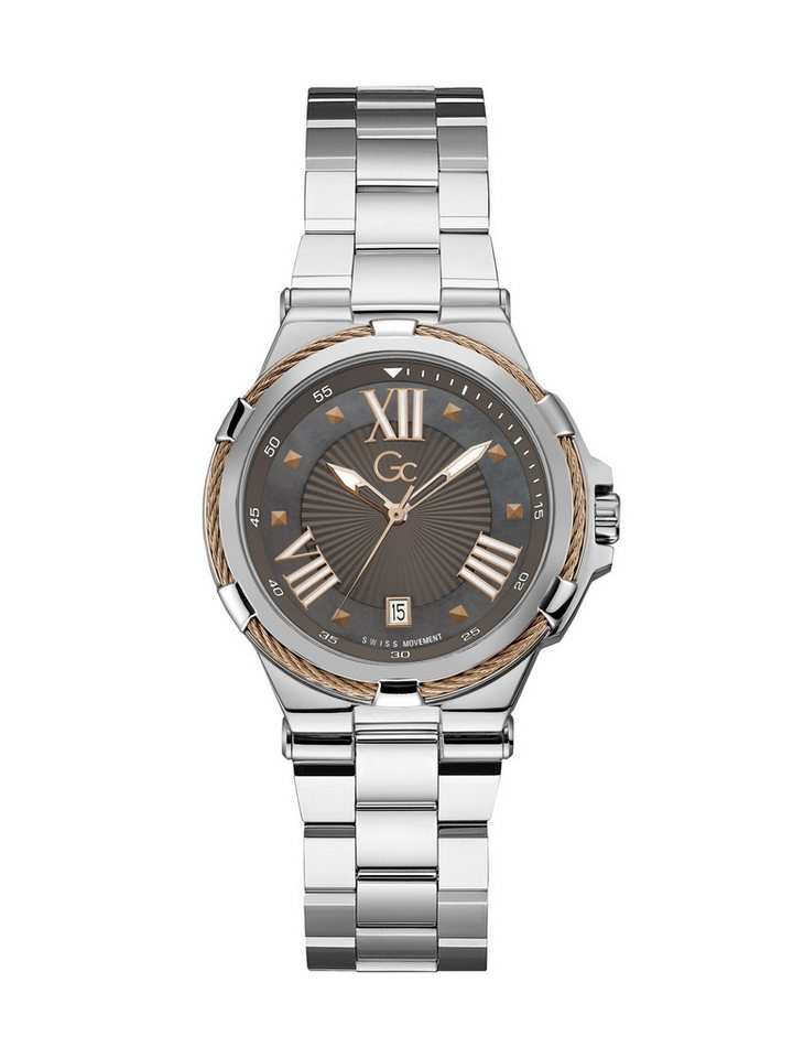 Guess Collection Quarzuhr Gc Structura Cable, (1-tlg), Datums uhr von Guess Collection