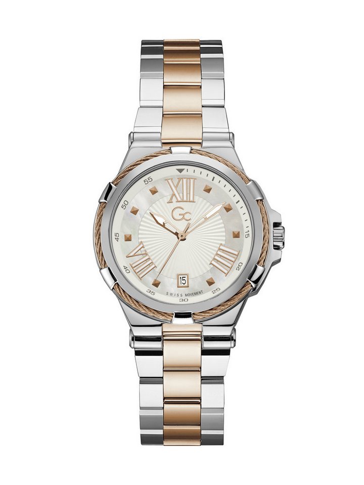 Guess Collection Quarzuhr Gc Structura Cable, (1-tlg), Datums uhr von Guess Collection