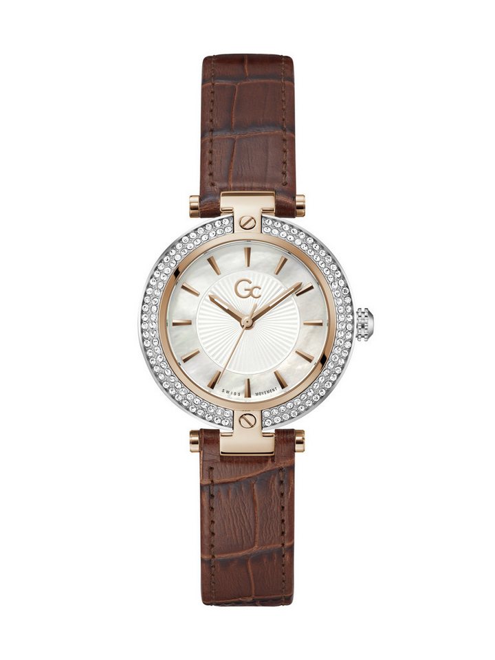 Guess Collection Quarzuhr Gc Vogue, (1-tlg), Quarzuhr mit Wochentags- und Datumsanzeige von Guess Collection