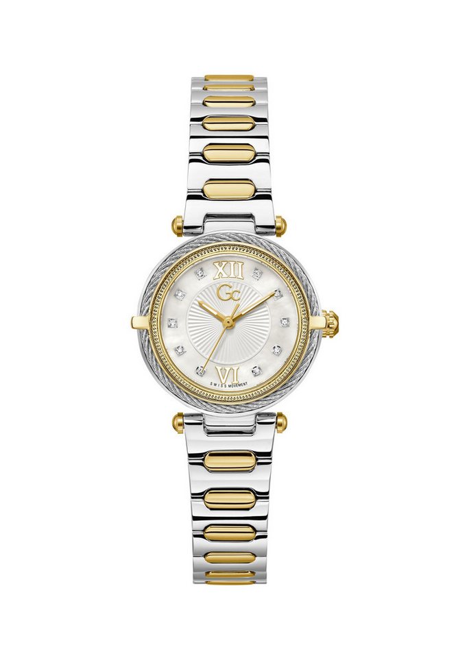 Guess Collection Quarzuhr Gc Vogue Cable Mini, (1-tlg), Quarz-Analoguhr von Guess Collection