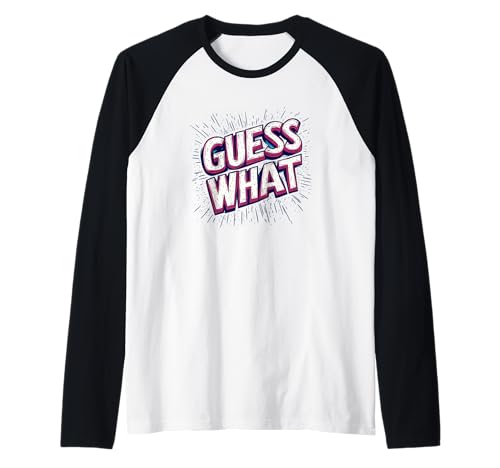 Lustiges Guess What Speech Outfit für Erwachsene und Kinder Raglan Lustiges Guess What Speech Outfit für Erwachsene und Kinder Raglan von Guess What Outfit