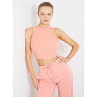 Cropped Rippstrick-Tanktop von Guess