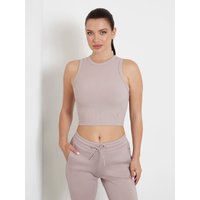 Cropped Rippstrick-Tanktop von Guess