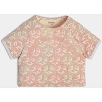 Cropped T-Shirt Mit Allover-Print von Guess