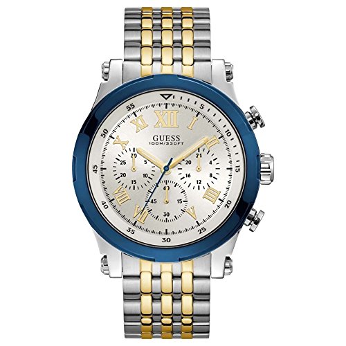 Guess Anker Herren Sport Chronograph Silber rund W1104G1 von GUESS