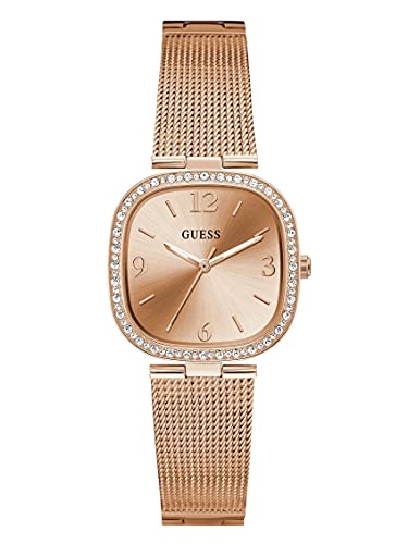 GUESS Damen Analog Quarz Uhr mit Edelstahl Armband GW0354L3 von GUESS