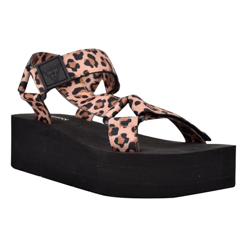 GUESS Damen Avin Keilsandalen, Schwarz/Leopard 908, 37.5 EU GUESS Damen Avin Keilsandalen, Schwarz/Leopard 908, 37.5 EU von Guess