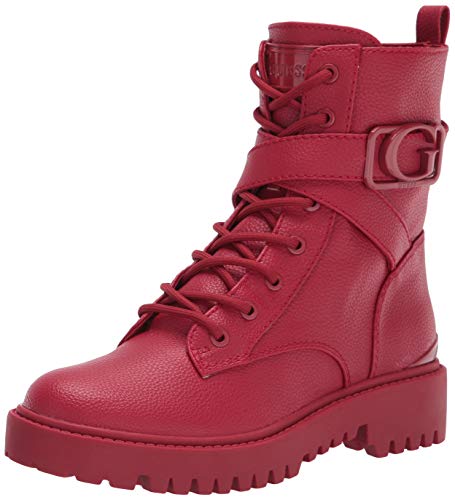GUESS Damen Orana Springerstiefel, rot, 39 EU von GUESS