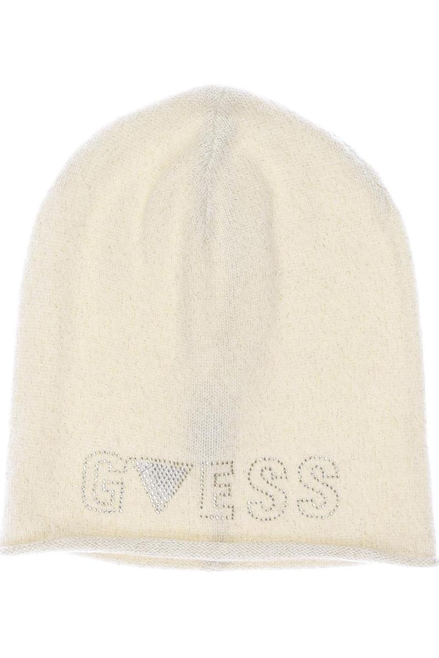 GUESS Damen Hut/Mütze, cremeweiß von Guess