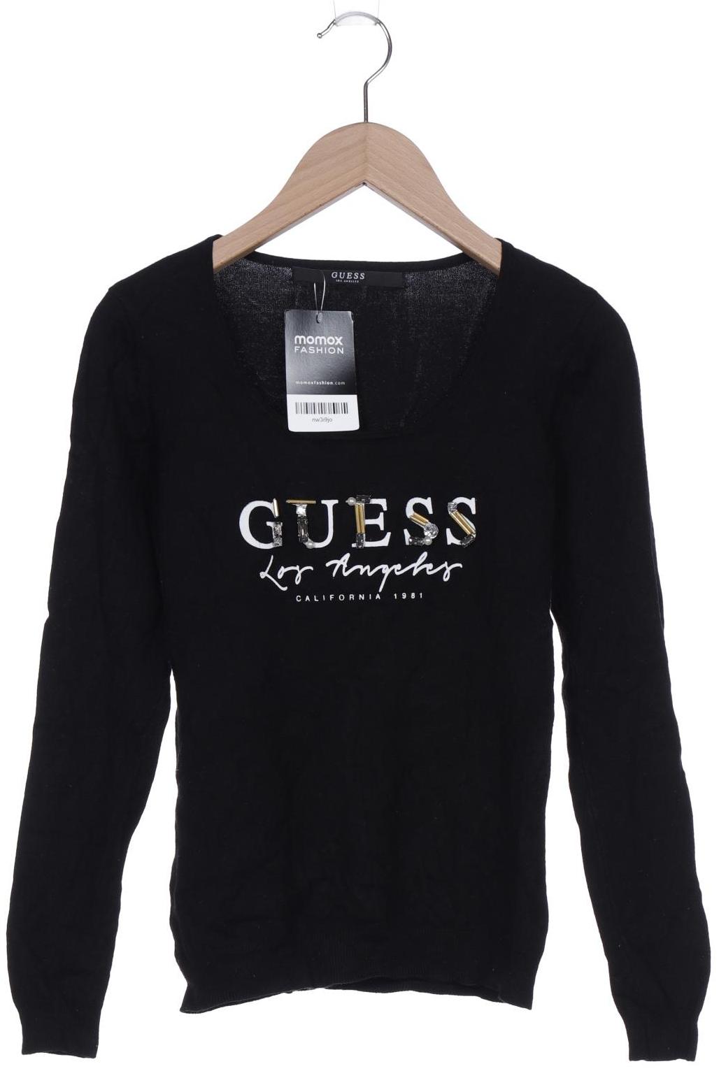 Guess Damen Langarmshirt, schwarz, Gr. 34 von Guess