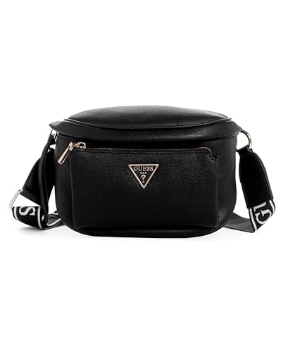 GUESS Damen Power Play Sling Tragetasche, Gürteltasche, Hüfttasche, Schwarz von GUESS