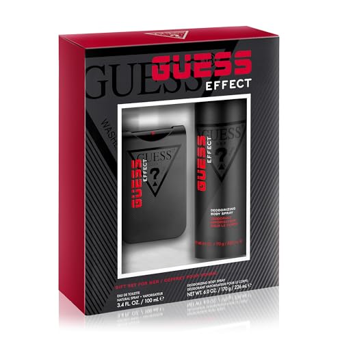 GUESS Effect Grooming Men Eau de Toilette Cologne Spray 3.4 Fl. Oz. & Deodorizing Body Spray 6,0 oz. von GUESS
