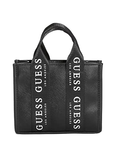 GUESS Mini-Tasche mit Logo-Tape, Schwarz, Einheitsgröße, Crossbody von GUESS