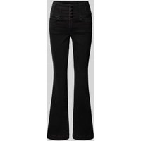 Guess Flared Jeans in unifarbenem Design in Black, Größe 26/32 Guess Flared Jeans in unifarbenem Design in Black, Größe 26/32 von Guess