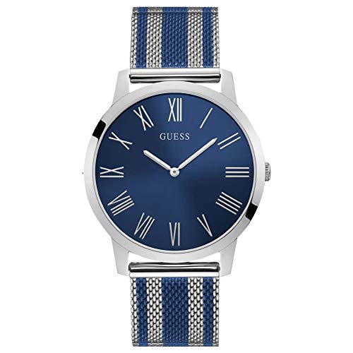 Guess Herren Analog Quarz Uhr mit Stoff Armband W1179G1 von Guess