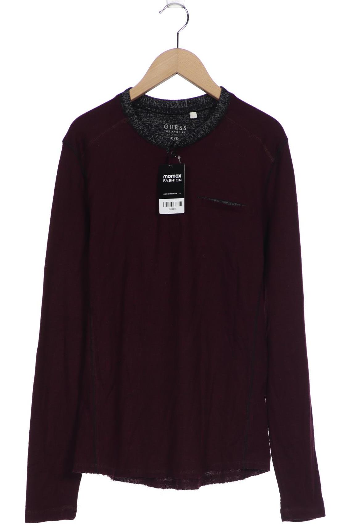 GUESS Herren Langarmshirt, bordeaux von Guess