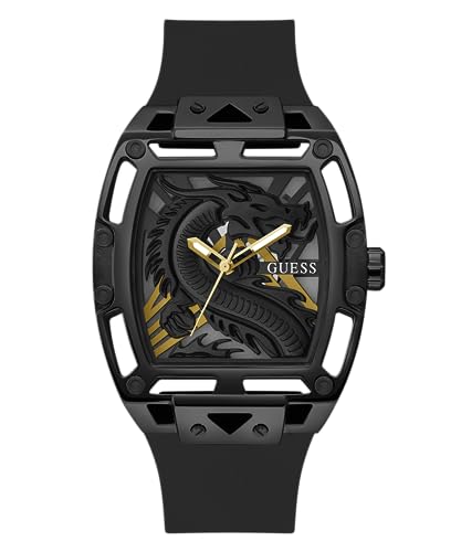 GUESS Herren Uhr Armbanduhr Analog Legend GW0648G1 Silikon von GUESS