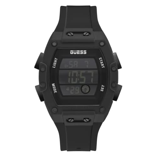 GUESS Damen Digital Quarz Uhr mit Silikon Armband GW0340G4 von GUESS
