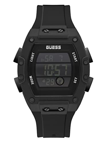 GUESS Damen Digital Quarz Uhr mit Silikon Armband GW0340G4 von GUESS