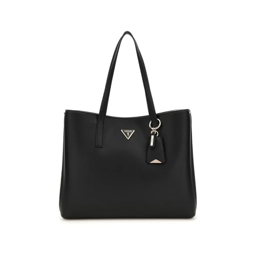 GUESS Women Meridian Girlfriend Tote Bag, Bla von GUESS