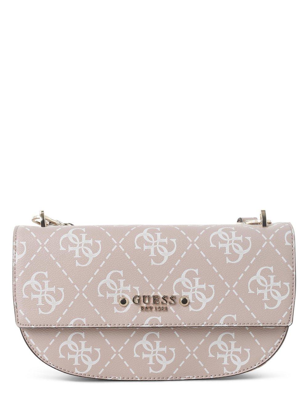 GUESS Umhängetasche Damen Kunstleder gemustert, altrosa von Guess