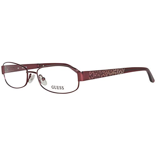 GUEX5 GU2392 53O00 Brille GU2392 53O00 Rechteckig Brillengestelle 53, Rot von Guess