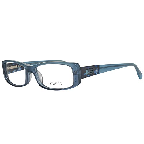 GUEX5 GU2409 53B24 Brille GU2409 53B24 Rechteckig Brillengestelle 53, Blau von Guess