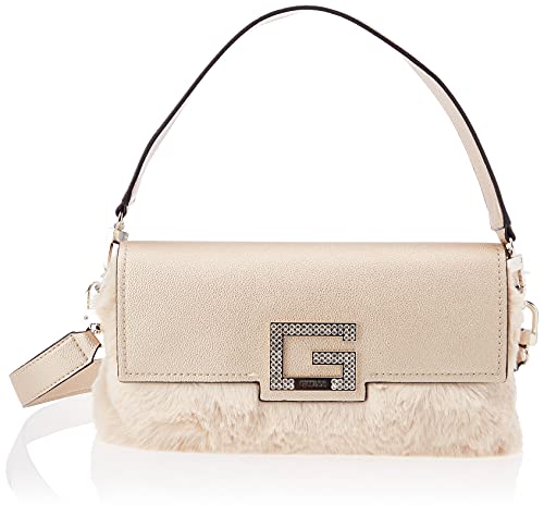 Guess, REAGAN SHOULDER BAG Damen, BEI, Einheitsgröße von GUESS